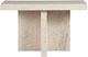 Universal Explore Home™ New Modern Daxton White Travertine Console Table-2