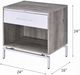 ACME Furniture Cistus Weathered Gray Oak Accent Table-4