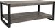 Jofran Inc. Pinnacle Platinum Cocktail Table with Black Frame-0