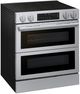 Samsung Bespoke 30" Fingerprint Resistant Stainless Steel Smart Slide-in Electric Range with Flex Duo™ Oven-3