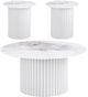 Coaster® Rowena 3-Piece White Occasional Table Set-0
