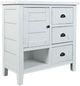 Jofran Inc. Artisan's Craft Distressed Weathered White Accent Chest-0
