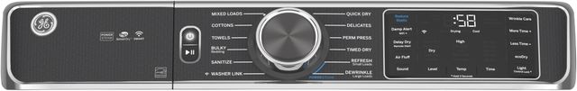GE® 7.8 Cu. Ft. White Smart Front Load Electric Dryer-2