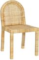 TOV Furniture Amara Cream Arched Rattan Dining Chair-4
