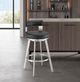 Armen Living Flynn Black/Brushed Stainless Steel 26'' Bar Stool-1