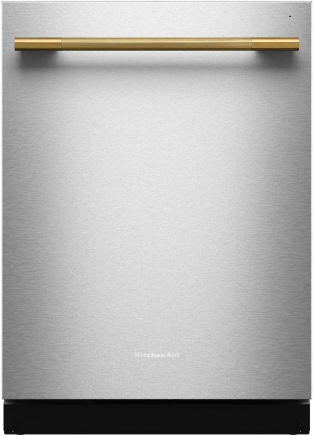 KitchenAid® Brass Grip Dishwasher Handle Kit-2