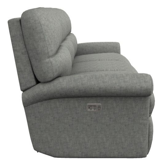La-Z-Boy® Robin Charcoal Power Reclining Sofa with Headrest and Lumbar-2