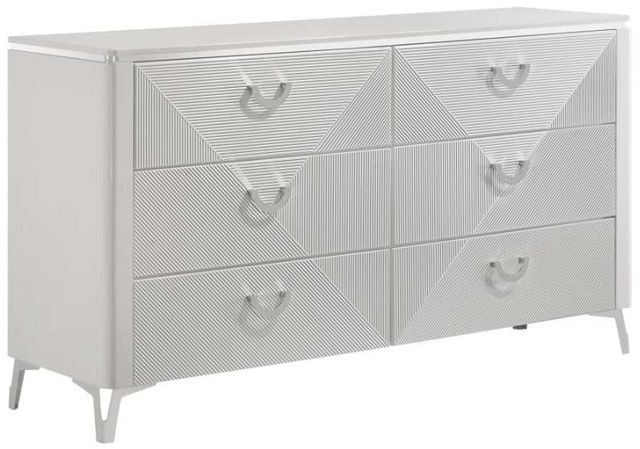 Coaster® Cassia White High Gloss Dresser-0