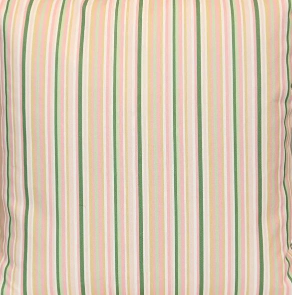 Stylecraft Tamara Day Yellow Stripe Designer Throw Pillow-1