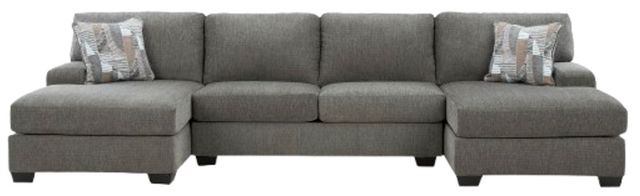 Signature Design by Ashley® Clarington 3-Piece Graystone U-Shape Sectional and Double Chaise-0