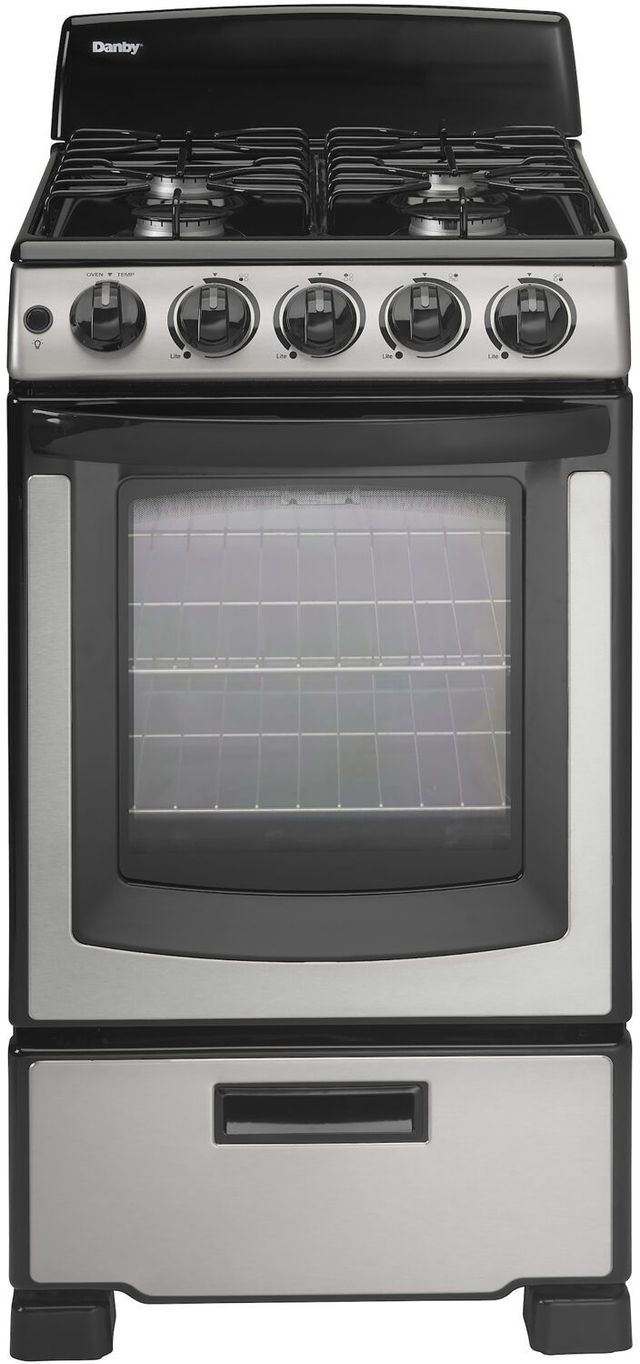 Danby® 20" White Freestanding Gas Range-0