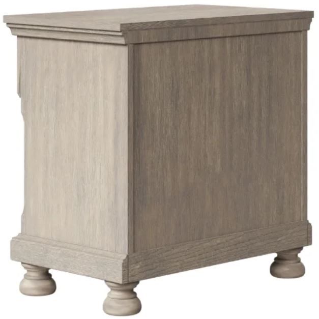 Bernards Prescott Gray Nightstand-4