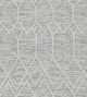 KAS Rugs Willow Gray Honeycomb/Ivory 8'x11' Area Rug-1