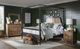 Legacy Classic Vintage Market Barnwood Oak/Kettle Black Queen Canopy Bed-2
