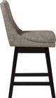 Signature Design by Ashley® Tallenger Beige 39" Upholstered Swivel Bar Stool -2