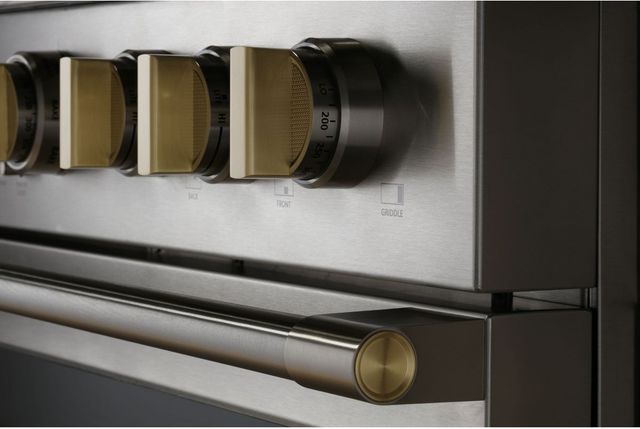 Monogram® Statement Collection 48" Stainless Steel Pro Style Slide In Dual Fuel Natural Gas Range-12