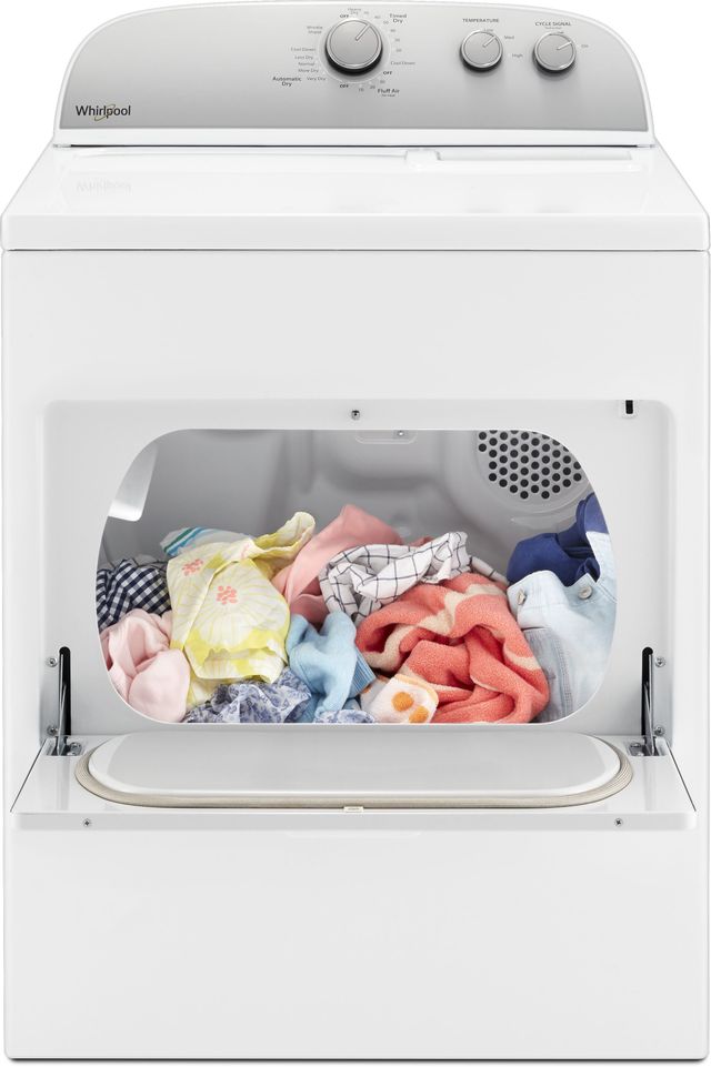 Whirlpool® 7.0 Cu. Ft. White Front Load Gas Dryer-2