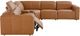 Bassett® Furniture Club Level Airy 6-Piece Antelope Leather Power Reclining Sectional-4