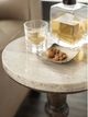 Hooker® Furniture La Grange Rabbs Prairie Beige Martini Table with Flemish Paint Base-3