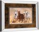 Classy Living Loya_Ya Horses In Dust Mirror Framed Wall Art-3