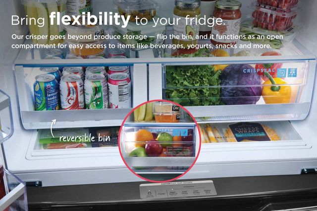 Frigidaire Gallery® 36 in. 21.5 Cu. Ft. Smudge-Proof® Stainless Steel Counter Depth French Door Refrigerator-5