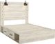 Signature Design by Ashley® Cambeck 2-Piece Whitewash Queen Panel Bed Set-1