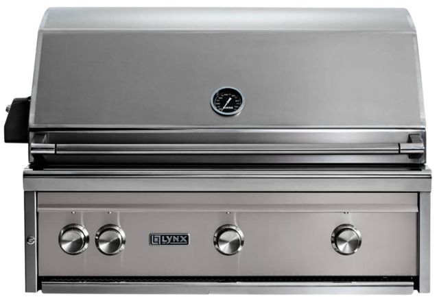 LYNX® Professional 3-Burner Limestone Built-In Liquid Propane Grill with All Ceramic Burners and Rotisserie-0