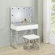Coaster® Eliza 3-Piece Chrome/White Vanity Set-4