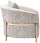 Michael Amini® Lisbon Gold/Opal Accent Chair-3