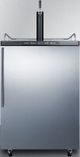 Summit® 5.6 Cu. Ft. Stainless Steel Beer Cooler/Kegerator-0