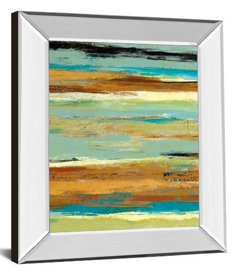 Classy Art Terra Firma I by Maria Donovan Mirror Framed Wall Art-1