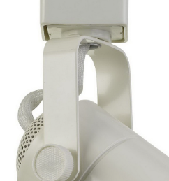 Cal® Lighting & Accessories White Track Lighting-1