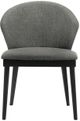 Armen Living Westmont and Juno 5-Piece Charcoal/Black Dining Set-4