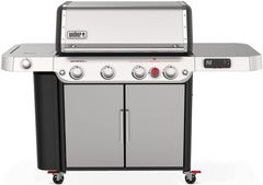 Weber® Grills® Genesis 4-Burner Stainless Steel Smart Freestanding Liquid Propane Gas Grill