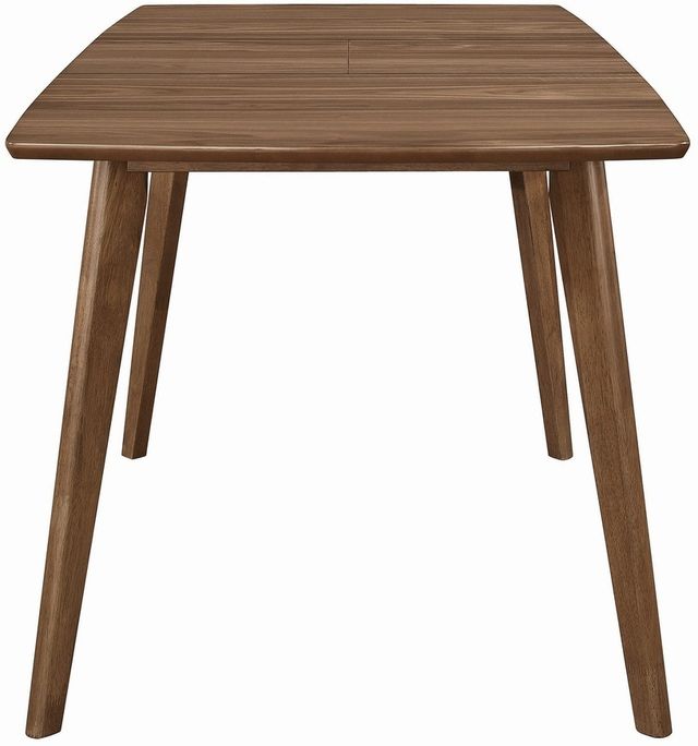 Coaster® Alfredo 5-Piece Upholstered Natural Walnut Dining Table Set-2