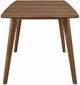 Coaster® Alfredo 5-Piece Upholstered Natural Walnut Dining Table Set-2