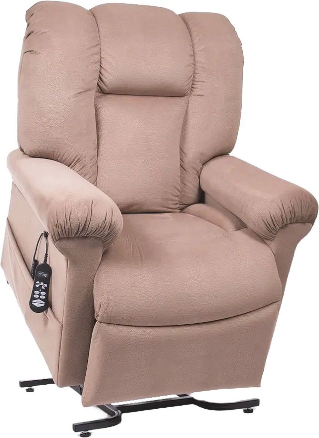 UltraComfort™ Sol Almond Medium Power Lift Recliner with HeatWave-1