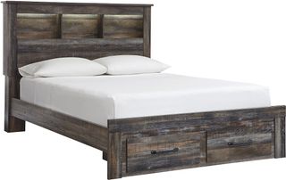 Signature Design by Ashley® Drystan Brown Queen Storage Bookcase Bed