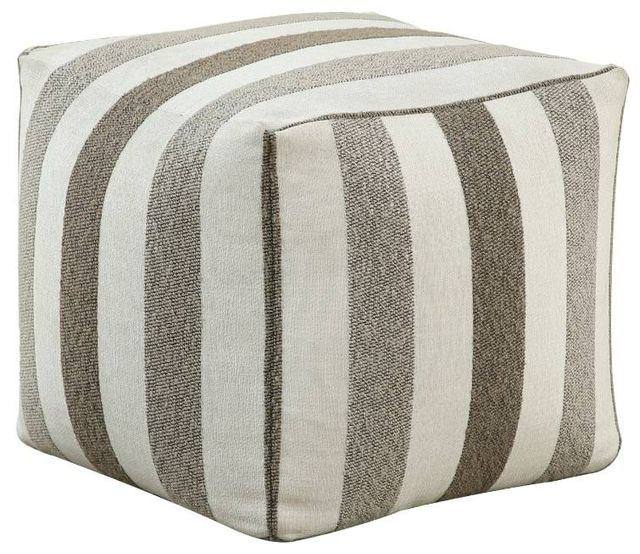 Homelegance® Easley Beige/Brown/Gray Square Pouf-0
