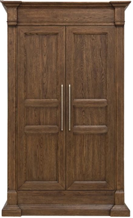 Hooker® Furniture Driftwood Worn Saddle Wardrobe-1