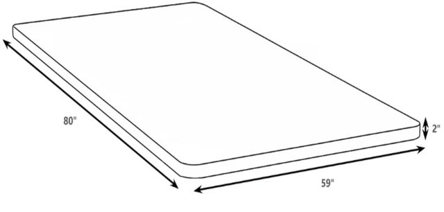 Coaster® Eckard Gray Queen Bunkie Board-2