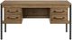 Intercon Norcross Hickory 60" Half Ped Desk-2