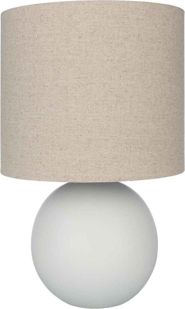 Surya Vogel Light Gray/White Lamp-0