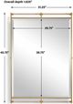 Uttermost® Ripoll Antique Brass Mirror-2