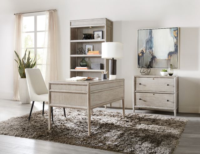 Hooker® Furniture Work Your Way Burnham Gray Mink Writing Desk-1