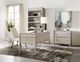 Hooker® Furniture Work Your Way Burnham Gray Mink Writing Desk-1