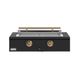 Caliber™ Rockwell Social 42" 2-Burner Ultra Matte Black Built-In Natural Gas Grill with Brass Hardware-0