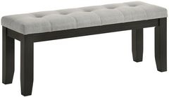 Crown Mark Bardstown Light Gray Dining Bench