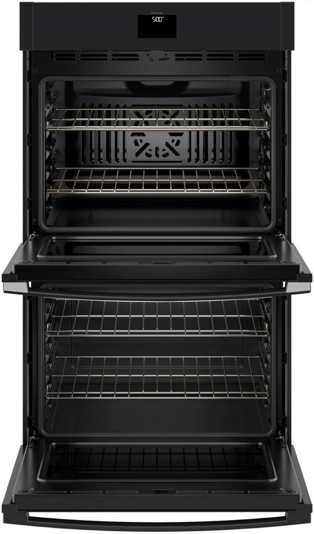 GE® 30" Black Double Electric Wall Oven-2