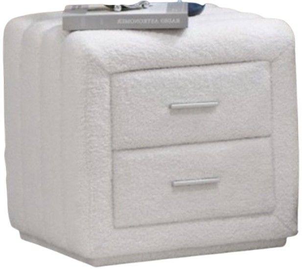 IFDC Beige Nightstand-0